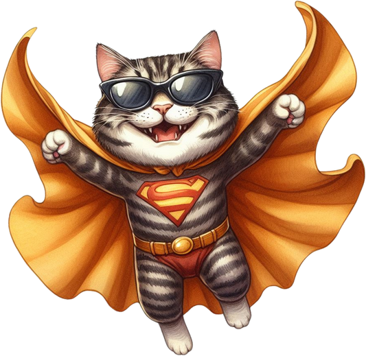 DTF Transfer - Super Cat (CCAT5)