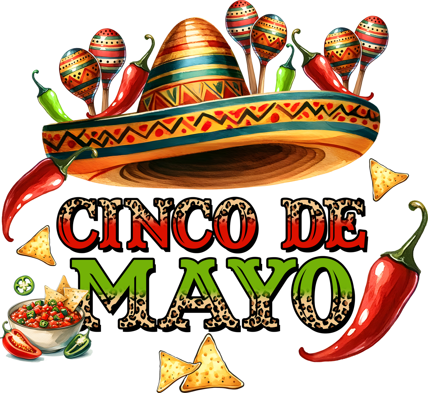 DTF Transfer - Cinco de Mayo (CDM12)