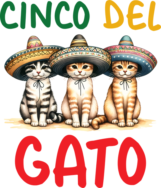 DTF Transfer - Cinco Del Cato (CDM19)