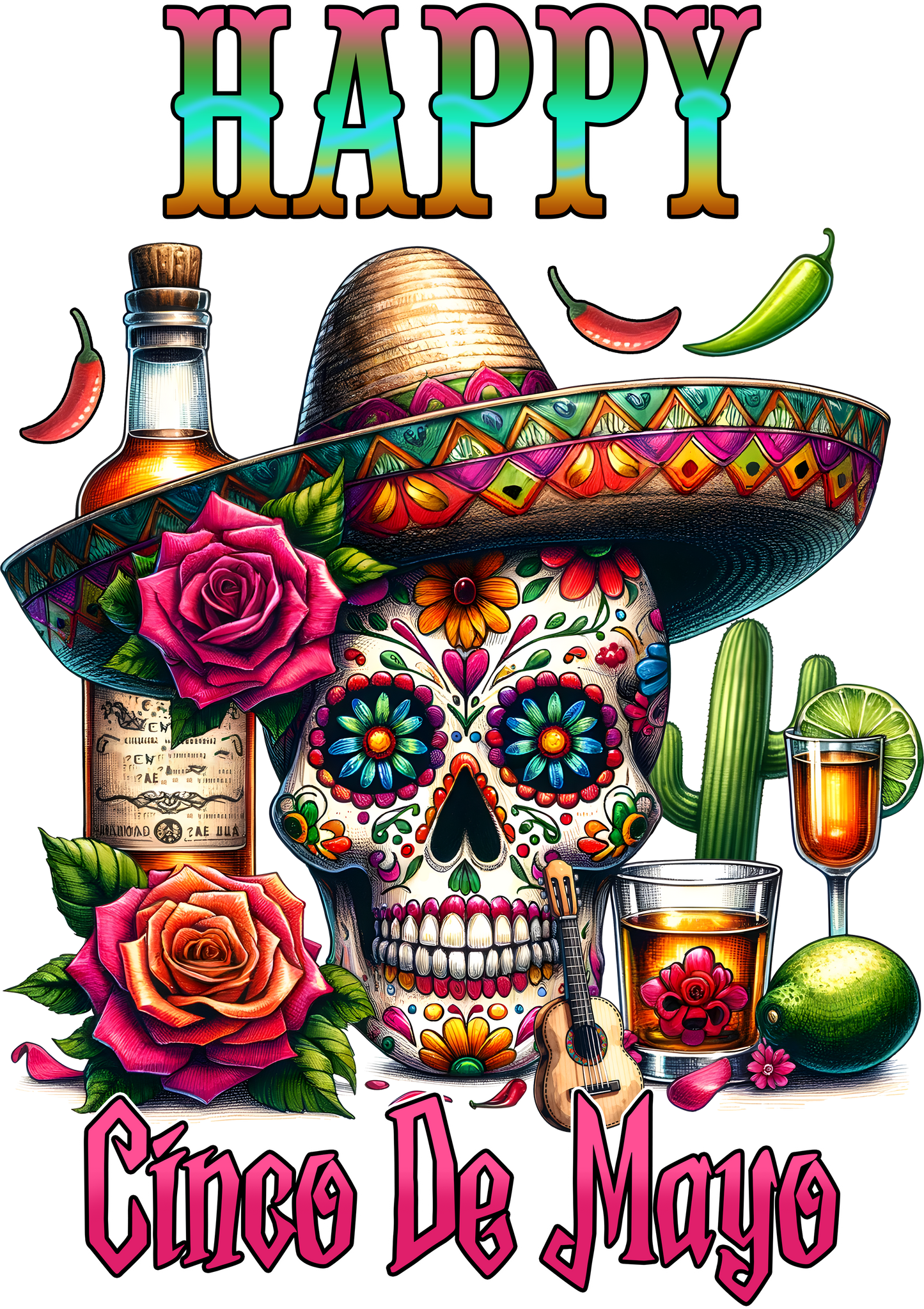 DTF Transfer - Happy Cinco de Mayo (CDM46)