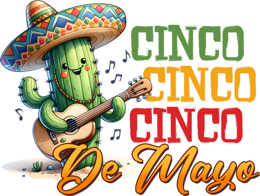 DTF Transfer - Cinco Cinco Cinco de Mayo (CDM49)