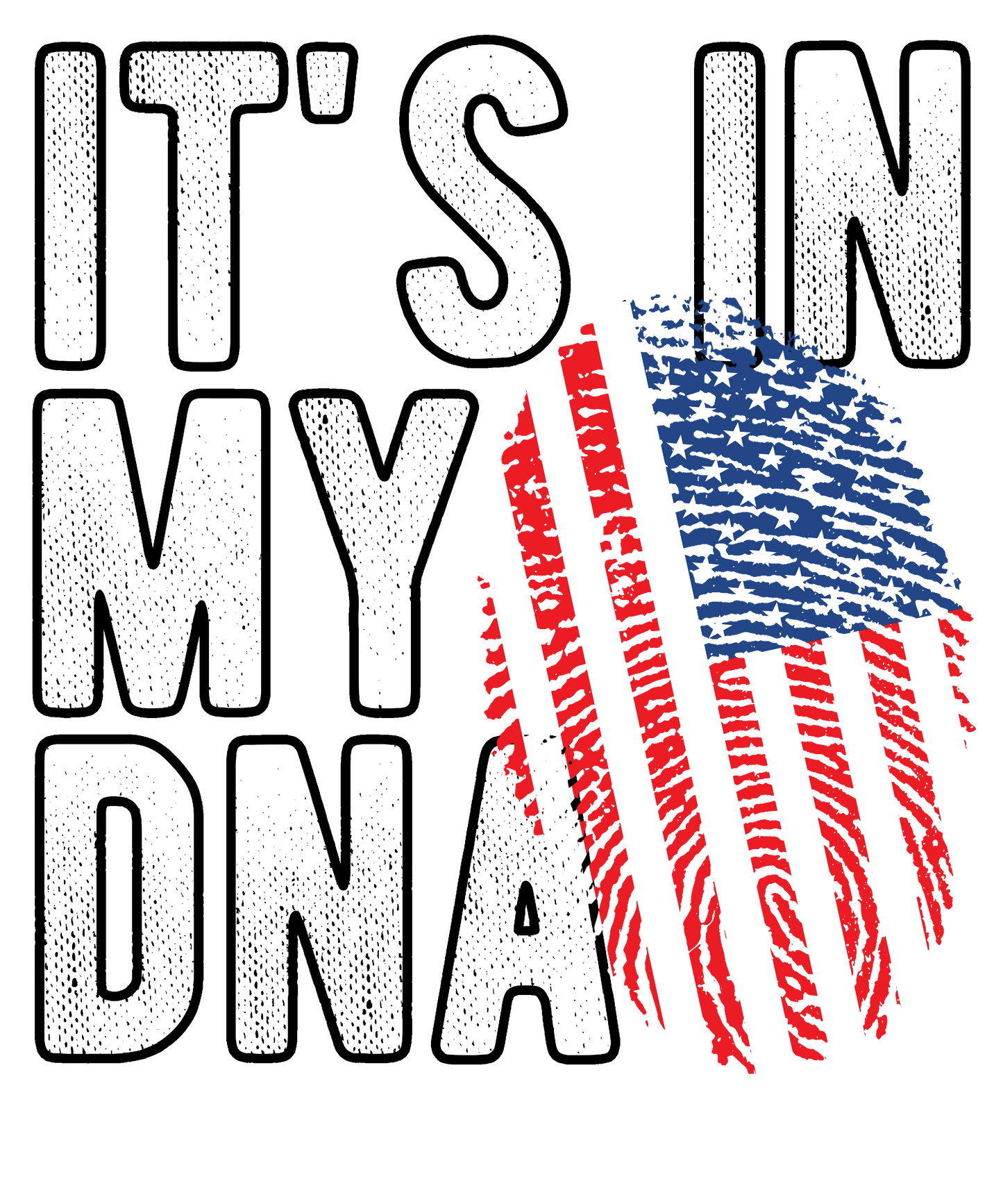 DTF Transfer - It's in my DNA - USA (DNAC1)