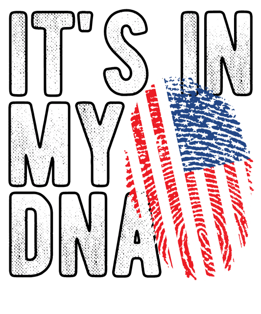 DTF Transfer - It's in my DNA - USA (DNAC1)