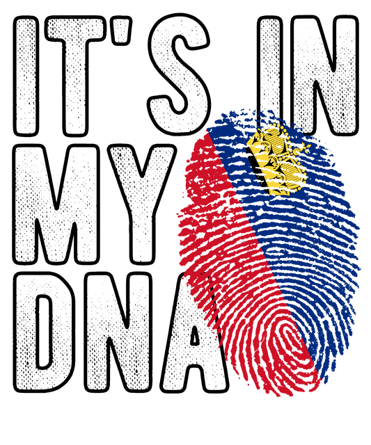 DTF Transfer - It's in my DNA - Liechtenstein (DNAC100)