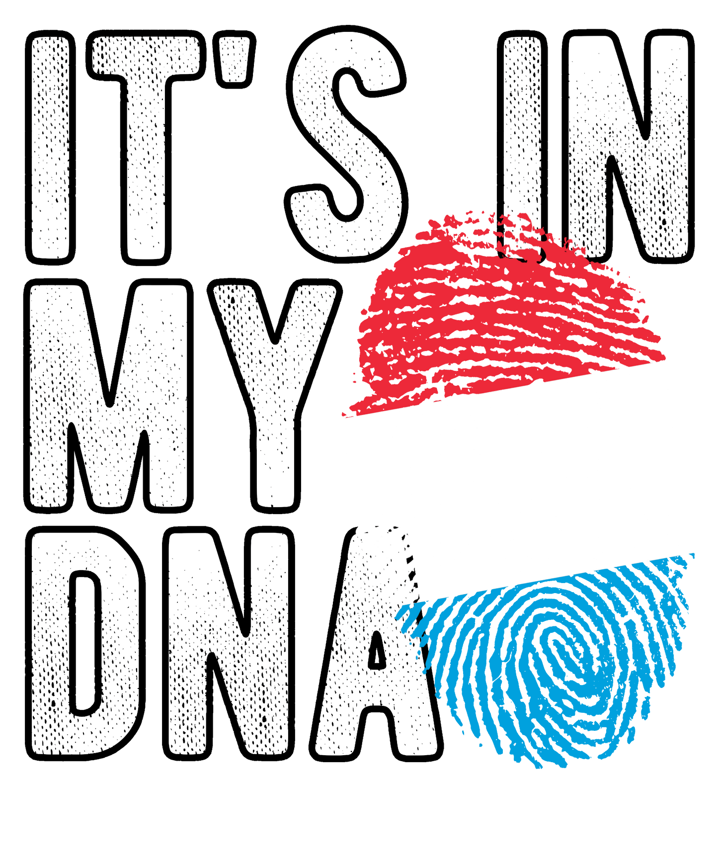 DTF Transfer - It's in my DNA - Luxembourg (DNAC102)