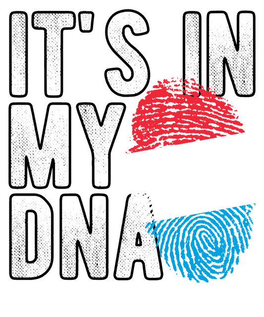 DTF Transfer - It's in my DNA - Luxembourg (DNAC102)