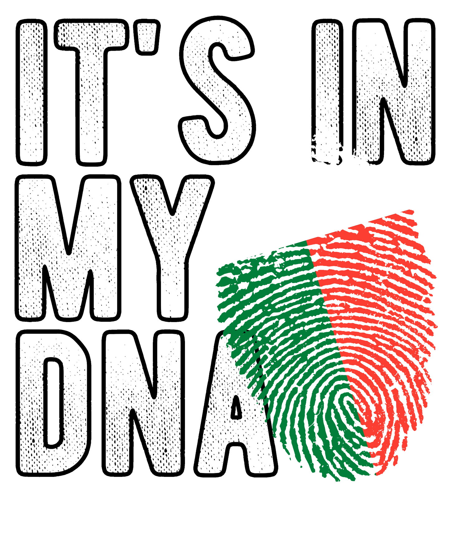 DTF Transfer - It's in my DNA - Madagascar (DNAC103)