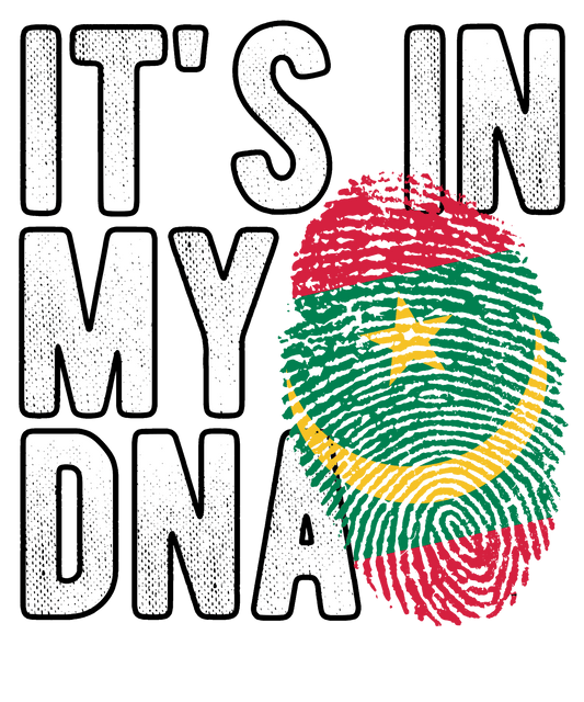 DTF Transfer - It's in my DNA - Mauritania (DNAC109)