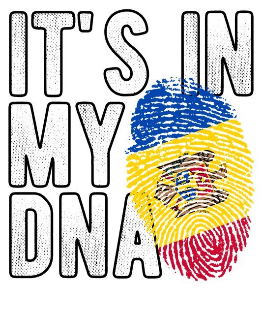 DTF Transfer - It's in my DNA - Moldova (DNAC113)