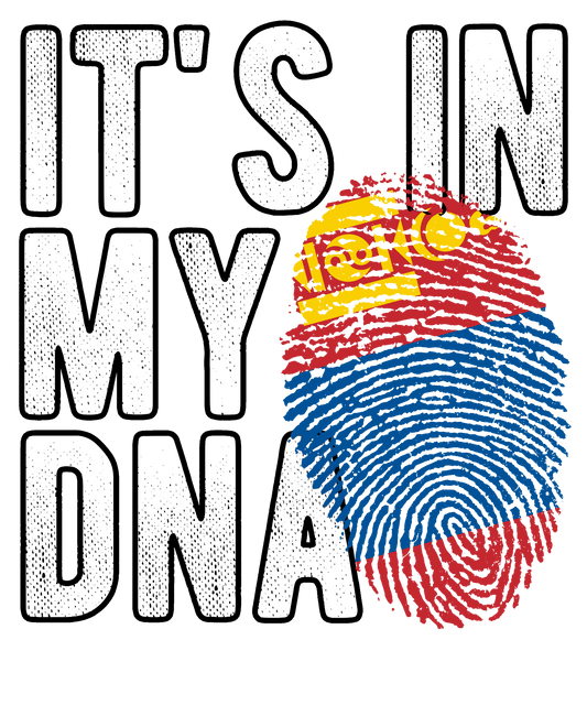 DTF Transfer - It's in my DNA - Mongolia (DNAC115)