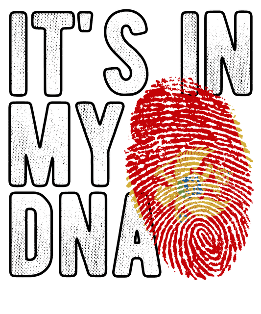 DTF Transfer - It's in my DNA - Montenegro (DNAC116)