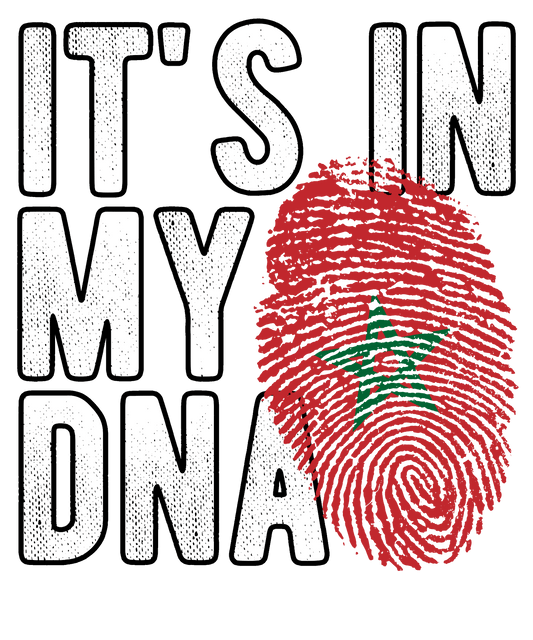 DTF Transfer - It's in my DNA - Morocco (DNAC117)