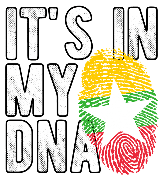 DTF Transfer - It's in my DNA - Myanmar (DNAC119)