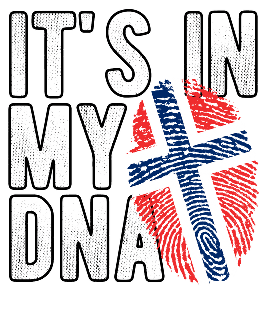 DTF Transfer - It's in my DNA - Norway (DNAC130)