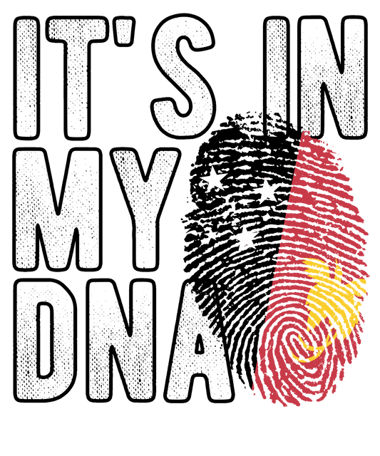 DTF Transfer - It's in my DNA - Papua New Guinea (DNAC136)