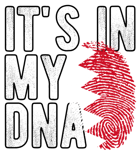 DTF Transfer - It's in my DNA - Bahrain (DNAC15)
