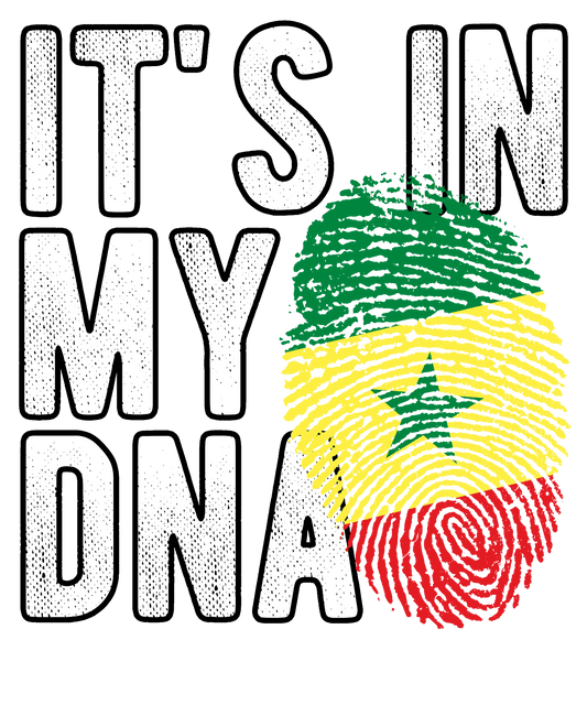 DTF Transfer - It's in my DNA - Senegal (DNAC154)