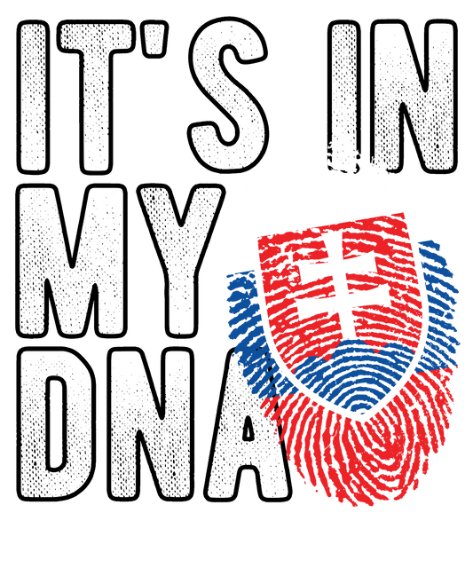 DTF Transfer - It's in my DNA - Slovakia (DNAC159)