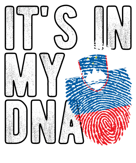 DTF Transfer - It's in my DNA - Slovenia (DNAC160)