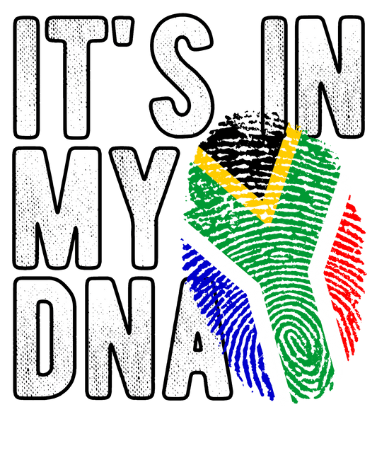 DTF Transfer - It's in my DNA - South Africa (DNAC163)