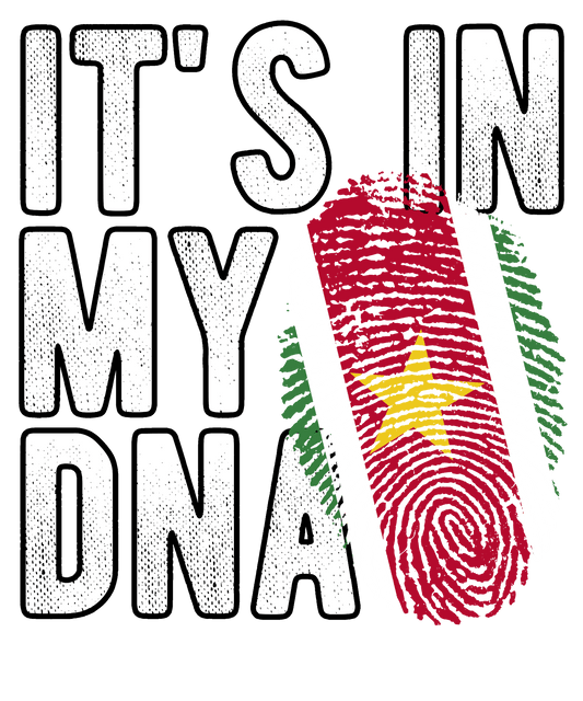 DTF Transfer - It's in my DNA - Suriname (DNAC169)