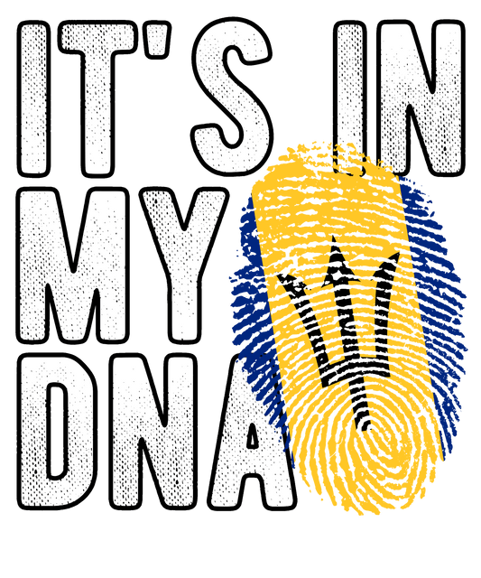 DTF Transfer - It's in my DNA - Barbados (DNAC17)
