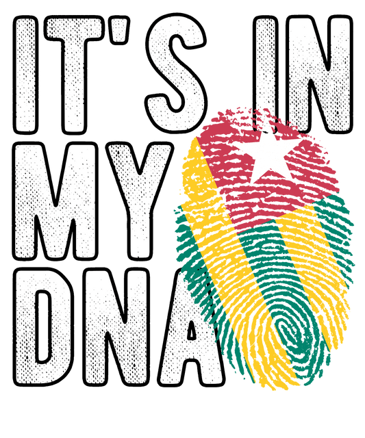 DTF Transfer - It's in my DNA - Togo (DNAC178)