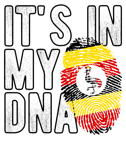 DTF Transfer - It's in my DNA - Uganda (DNAC186)