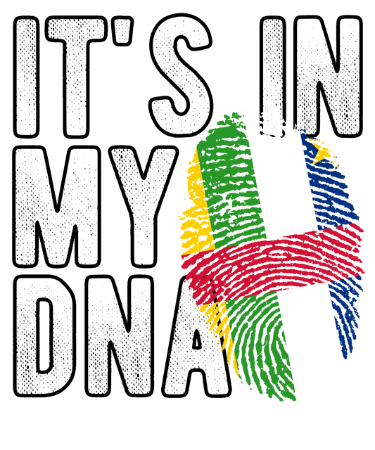 DTF Transfer - It's in my DNA - Central African Republic (DNAC3)