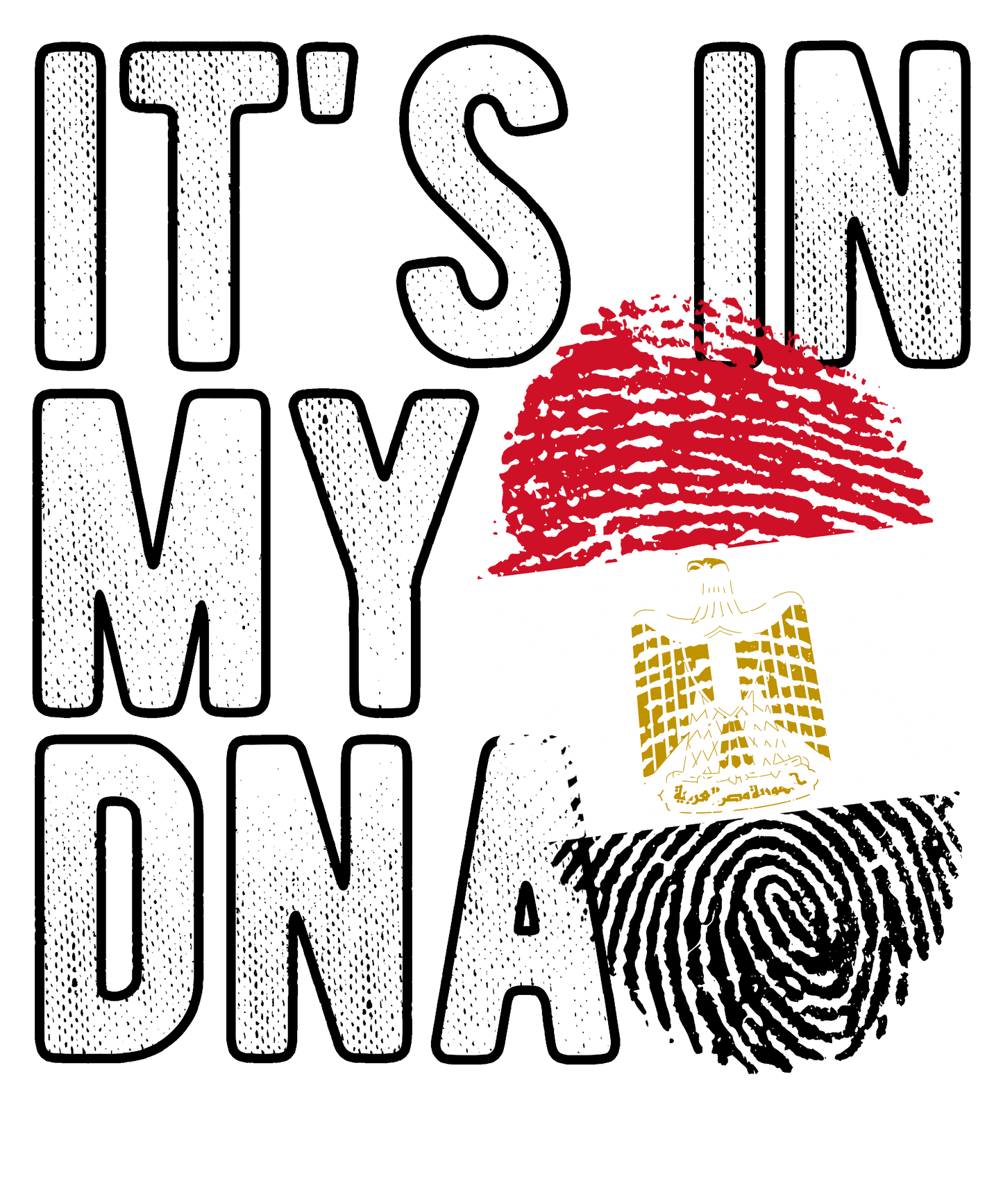 DTF Transfer - It's in my DNA - Egypt (DNAC53)