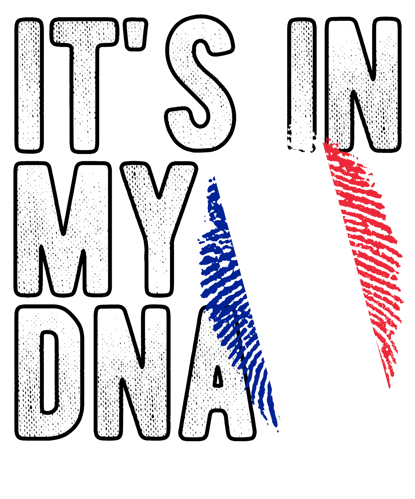 DTF Transfer - It's in my DNA - France (DNAC62)