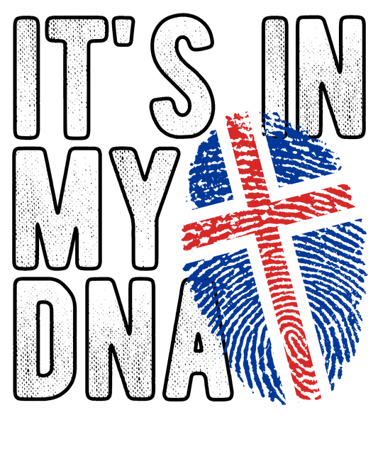 DTF Transfer - It's in my DNA - Iceland (DNAC77)