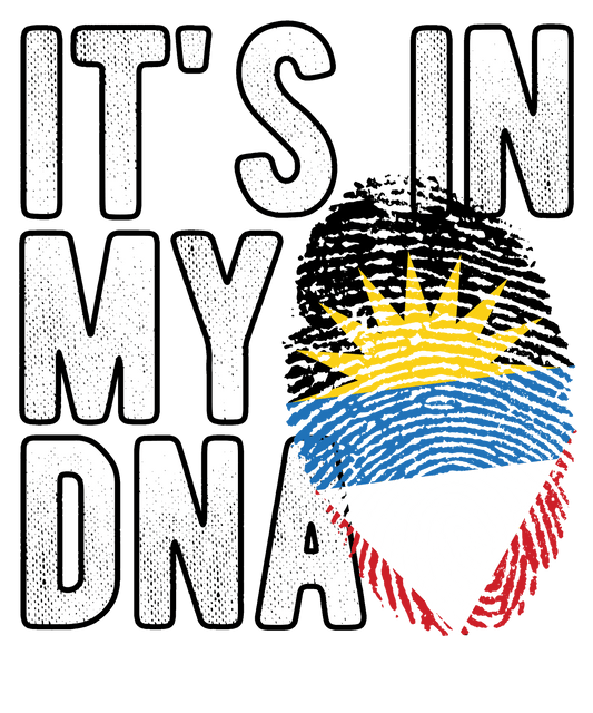 DTF Transfer - It's in my DNA - Antigua and Barbuda (DNAC8)