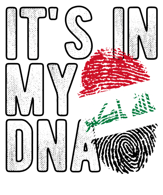 DTF Transfer - It's in my DNA - Iraq (DNAC81)