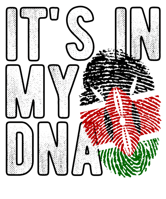 DTF Transfer - It's in my DNA - Kenya (DNAC89)