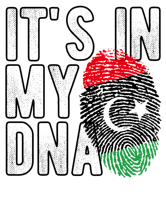 DTF Transfer - It's in my DNA - Libya (DNAC99)