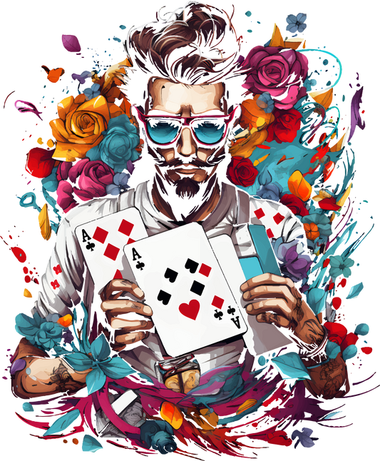 DTF Transfer - Poker Man (GCC21)
