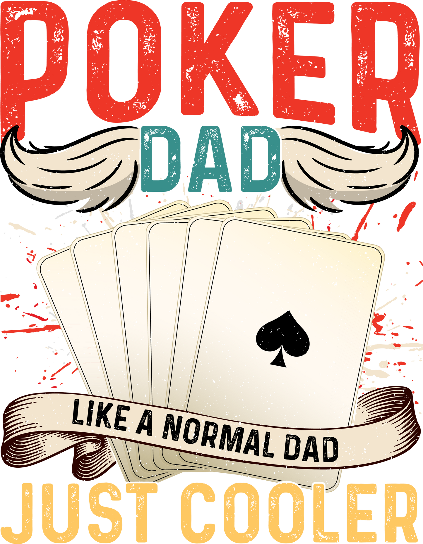 DTF Transfer - Poker Dad (GCC3)