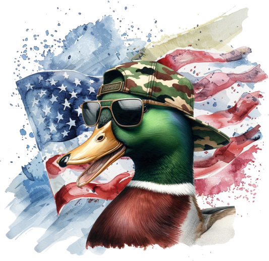DTF Transfer - All American Duck (HFO19)