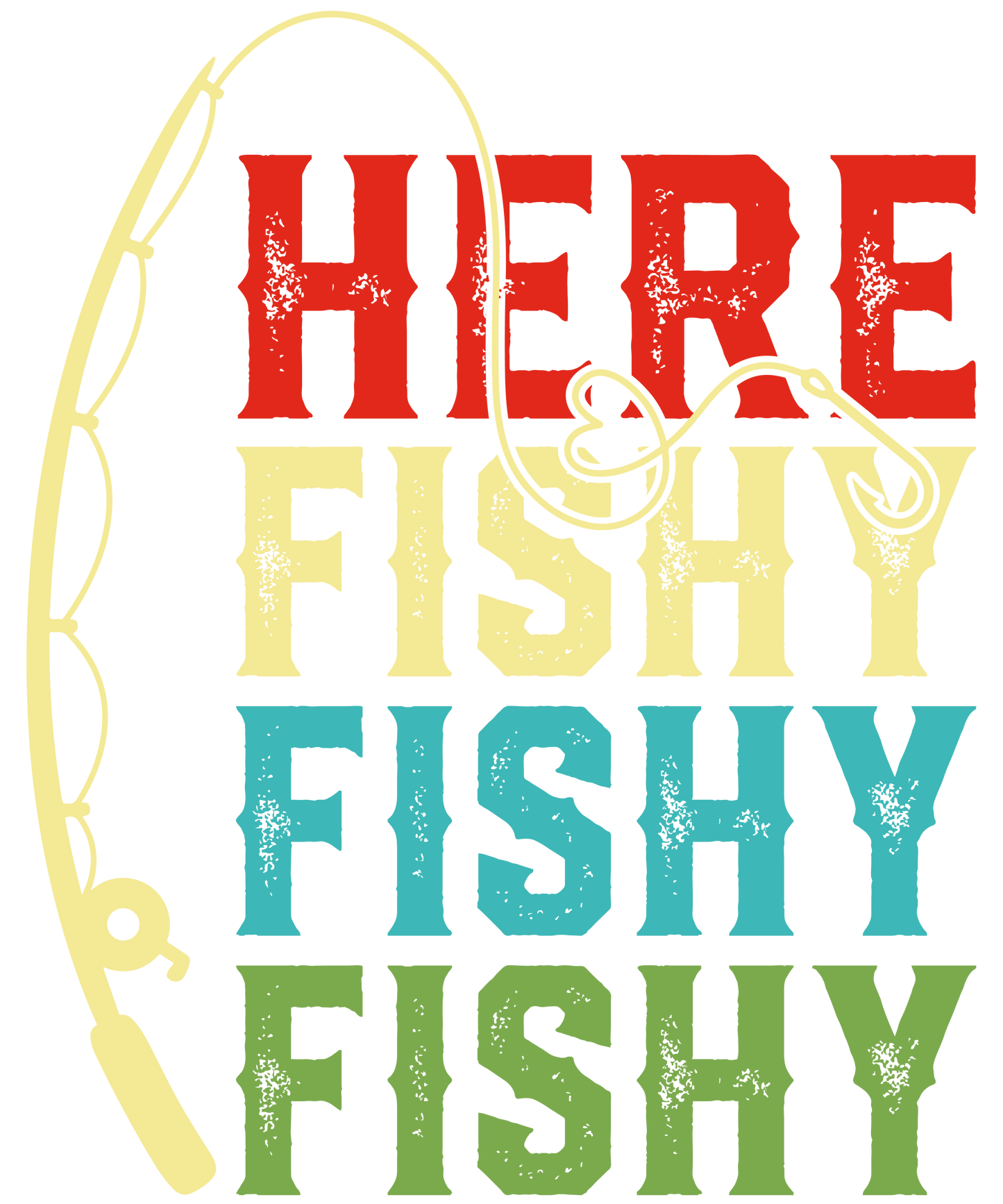 DTF Transfer - Here Fishy Fishy Fishy (HFO58)
