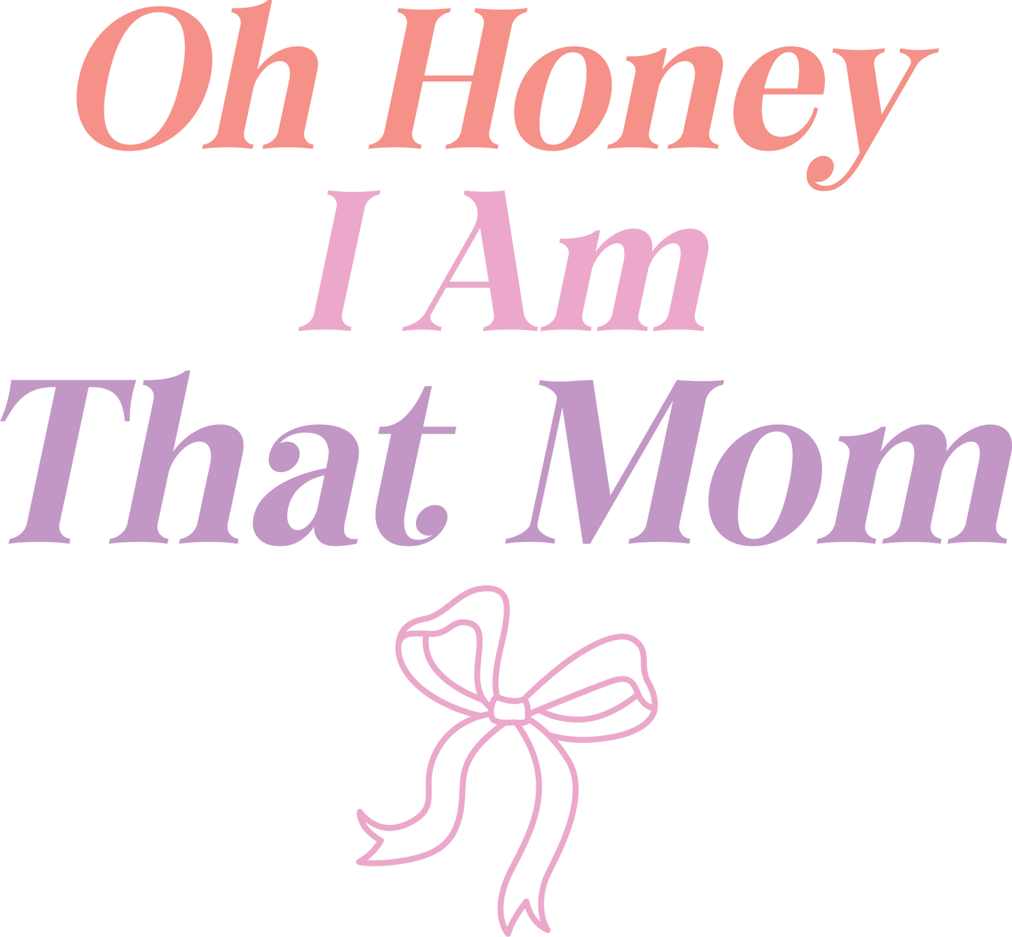 DTF Transfer - Oh Honey I am that Mom (MOM84)