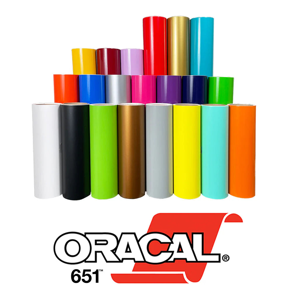 Oracal 651 Gloss Permanent Vinyl | Weather-Resistant Finish