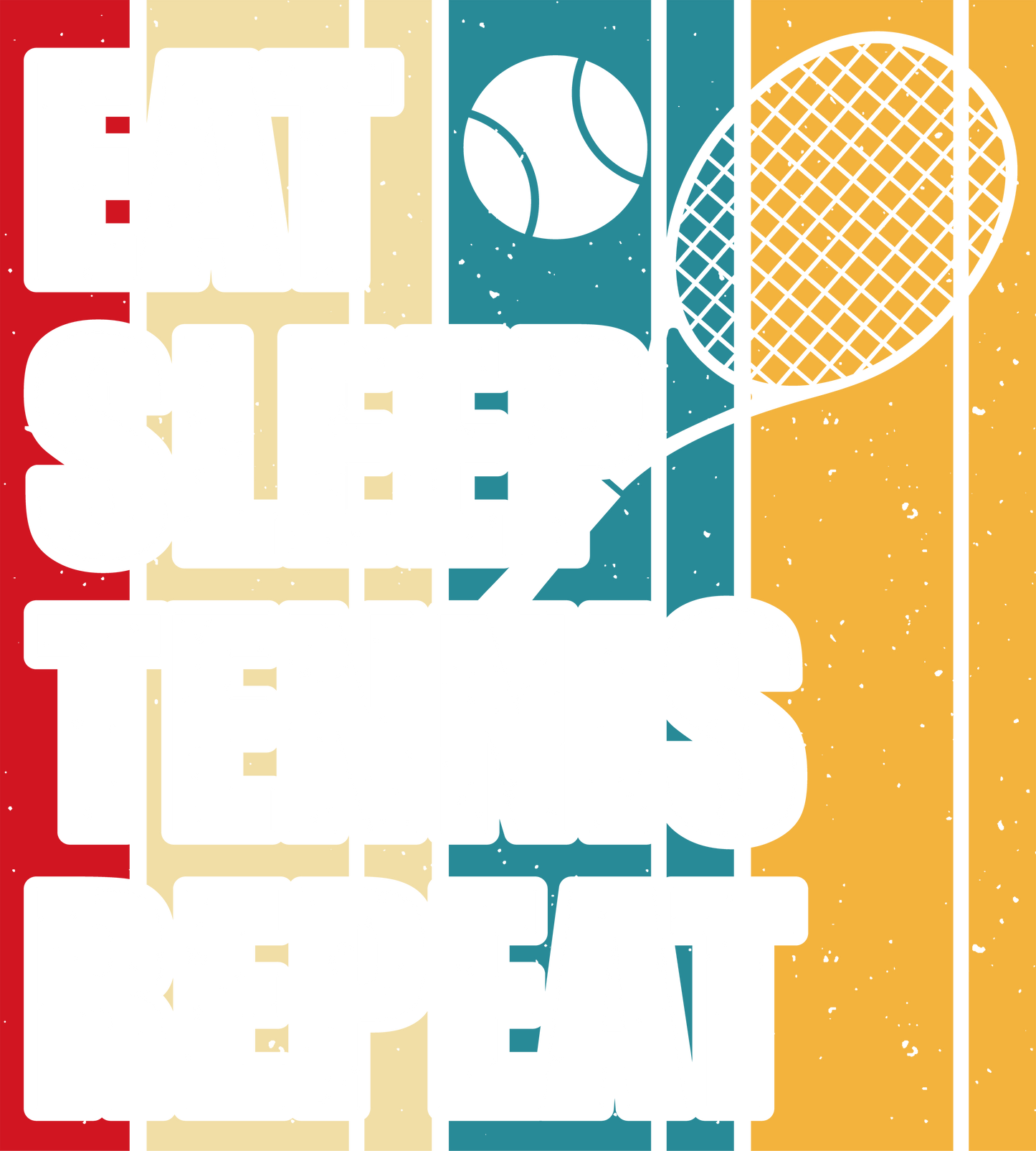 DTF Transfer - Eat Sleep Tennis Repeat (TENN6)