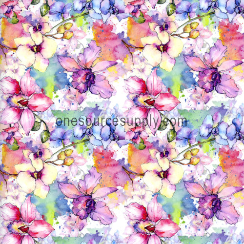 Specialty Materials Thermoflex Fashion Patterns (Pastel Flowers)