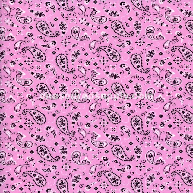 Specialty Materials Thermoflex Fashion Patterns (Bandana Pink/Black)