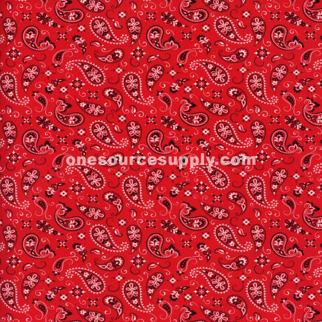 Specialty Materials Thermoflex Fashion Patterns (Bandana Red/Black)