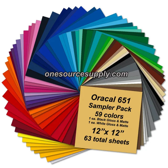Oracal 651 Sampler Pack 12