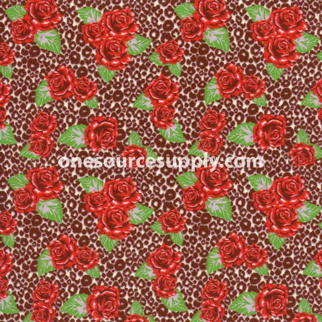 Specialty Materials Thermoflex Fashion Patterns (Roses/Cheetah)