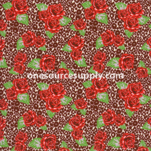 Specialty Materials Thermoflex Fashion Patterns (Roses/Cheetah)