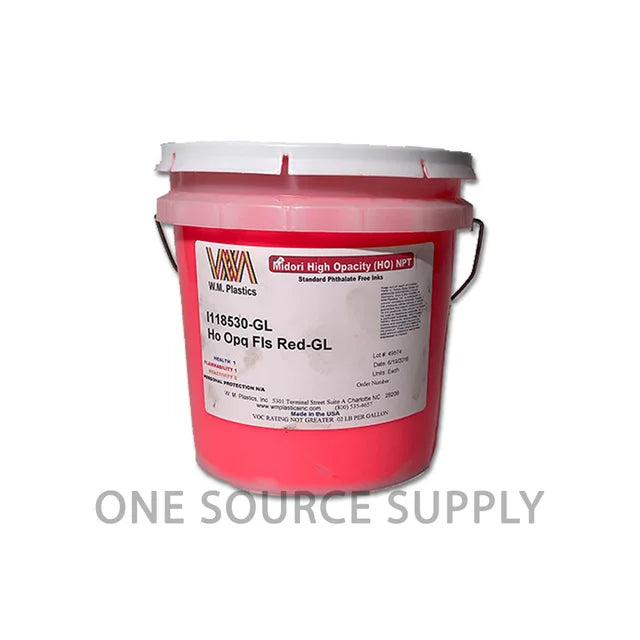 WM Plastics Fluorescent High Opacity (HO) Inks | Suitable for Dark Fabrics